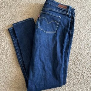 COPY - Levi's Ladies Levi's Revel Light Curve Skinny 28 Dark blue mid rise new